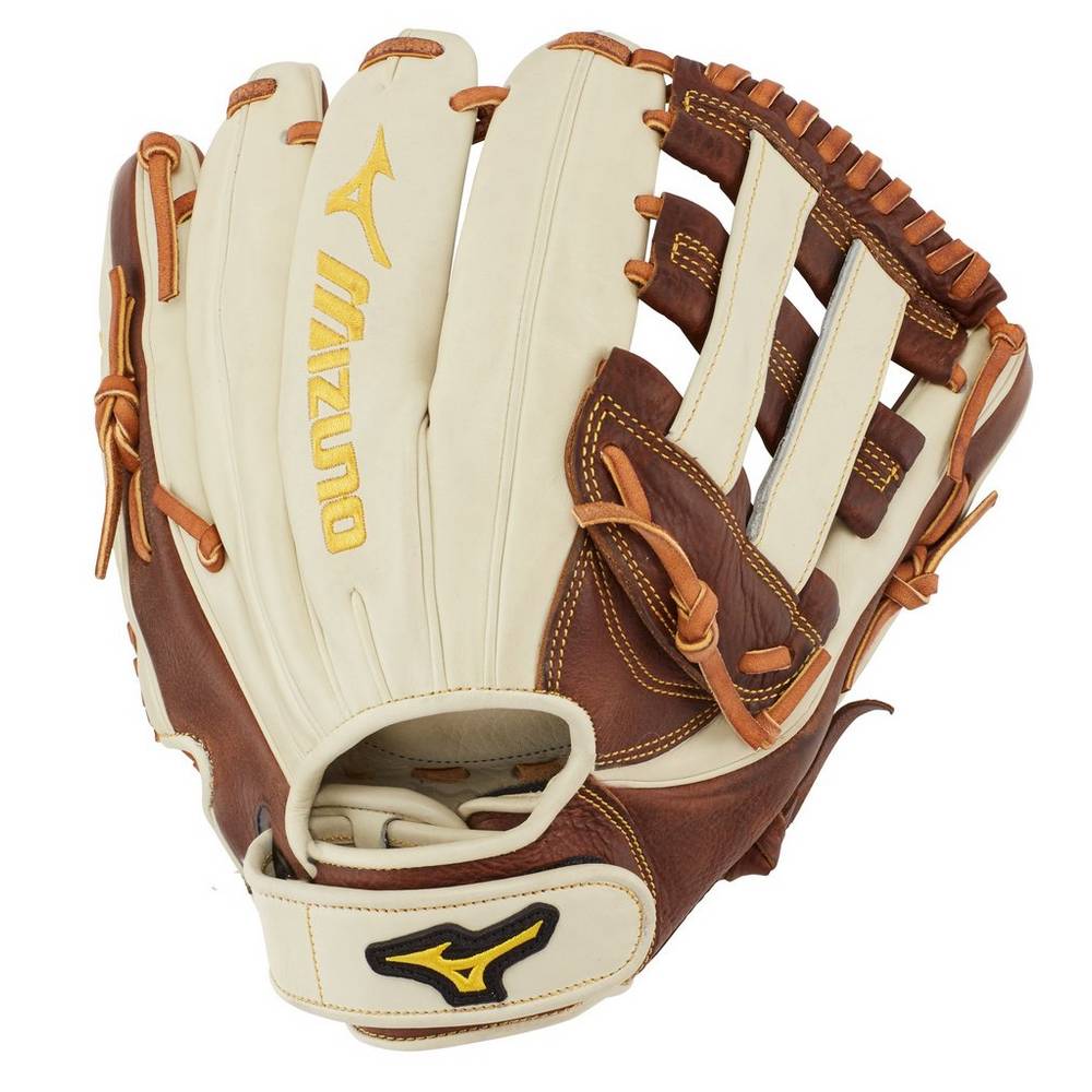 Mizuno Women's Classic Series Fastpitch Softball Glove 12" Silver/Brown (312773-ZPF)